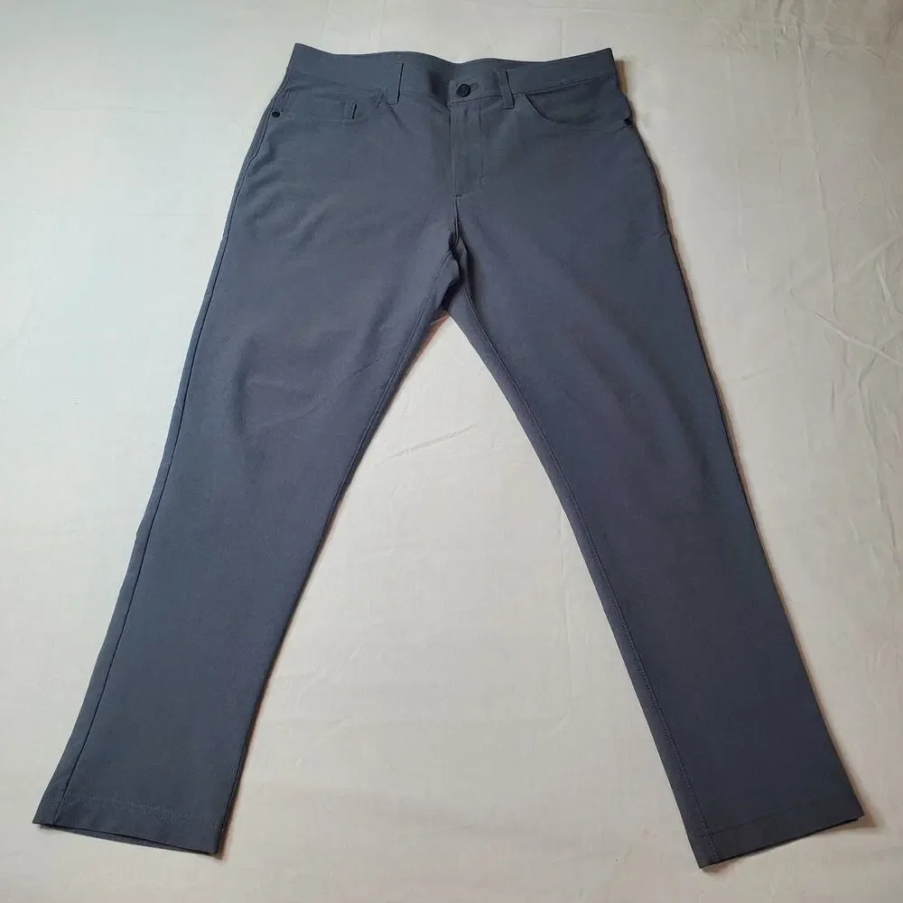 Public Rec Mens Size 32X28 Slim Leg Workday Pants Gray
